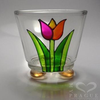 Svícen – tulipán