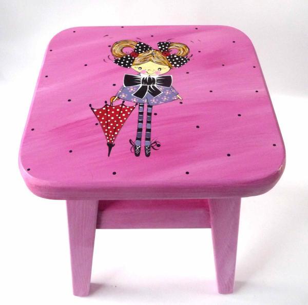Židlička – růžová – holčička