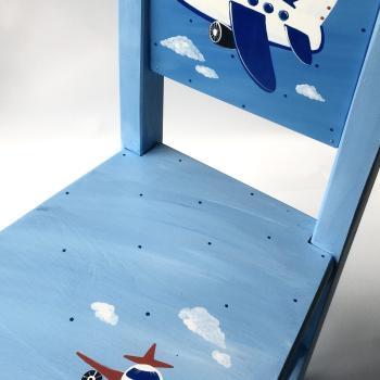 Židle s opěrkou – letadélko